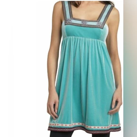 Free People Dresses & Skirts - Free People Scandinavian Snowflake Velvet Dress Women's Size S